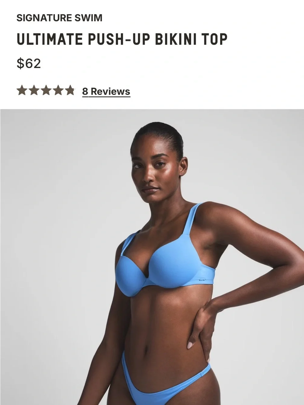 SKIMS - Signature Swim Ultimate Push-Up Bikini Top